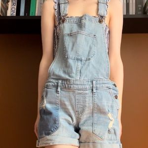 Hollister Short Overalls